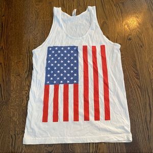 American Apparel tank with American Flag